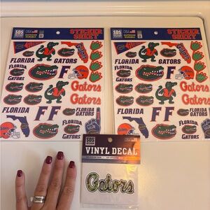 Florida Gators Sticker Sheet and Decal Set